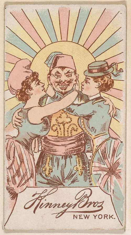 Set Introduction Cover Card, from Harlequin Cards, 2nd Series (N220) issued by Kinney Bros. — Kinney Brothers Tobacco Company