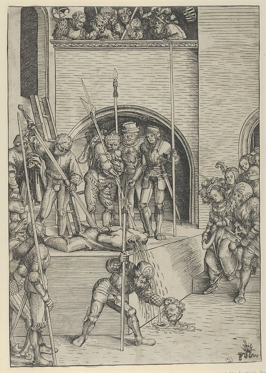 The Beheading of St.John the Baptist — Lucas Cranach the Elder