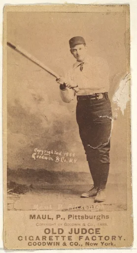 Al Maul, Pitcher, Pittsburgh, from the Old Judge series (N172) for Old Judge Cigarettes