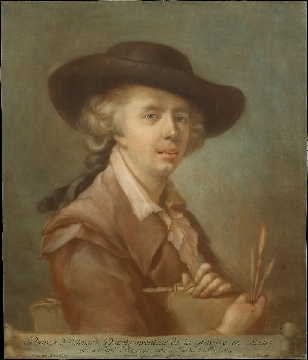 Portrait of Edouard Gautier-Dagoty — Carlo Lasinio|E. Heinsius