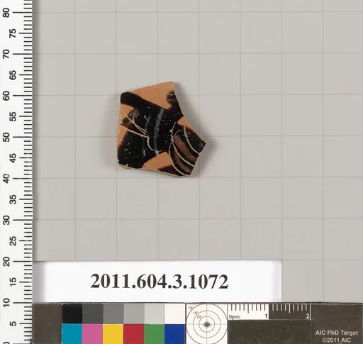 Terracotta fragment of a mastoid (drinking cup with narrow base)