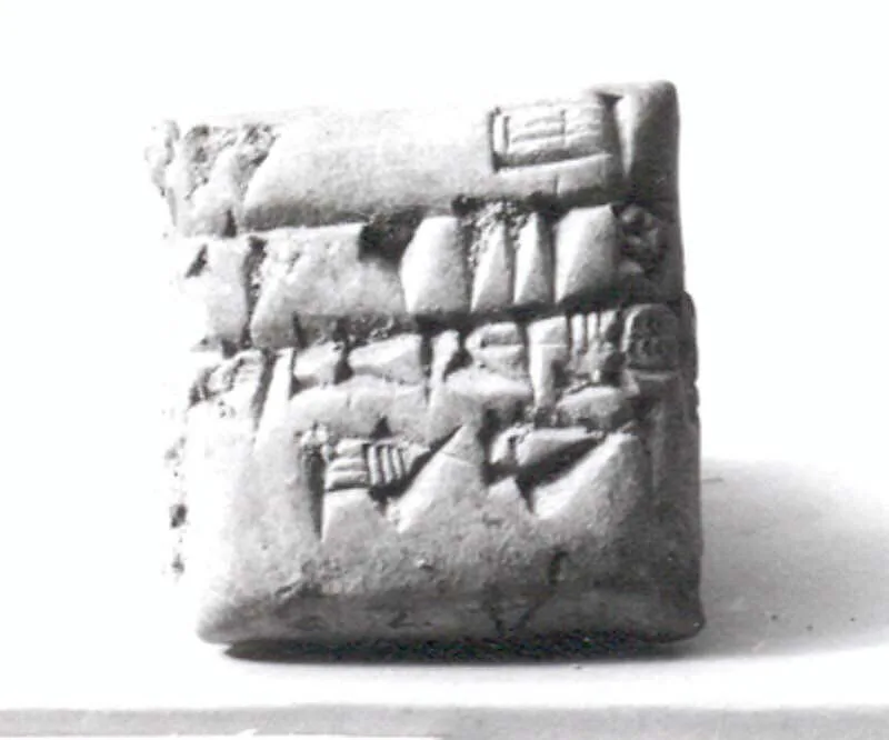 Cuneiform tablet: receipt of two lambs — Unknown