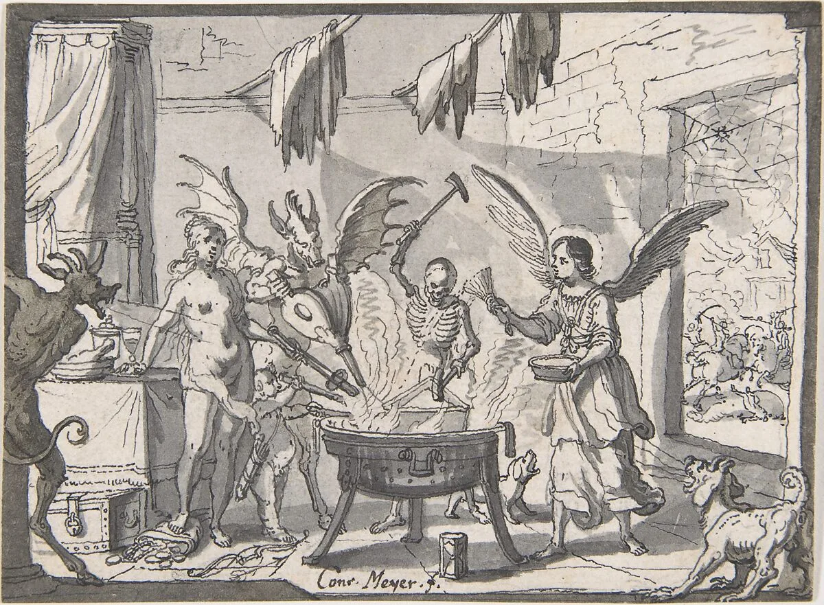 The Devil's Kitchen Visited by an Angel — Conrad Meyer