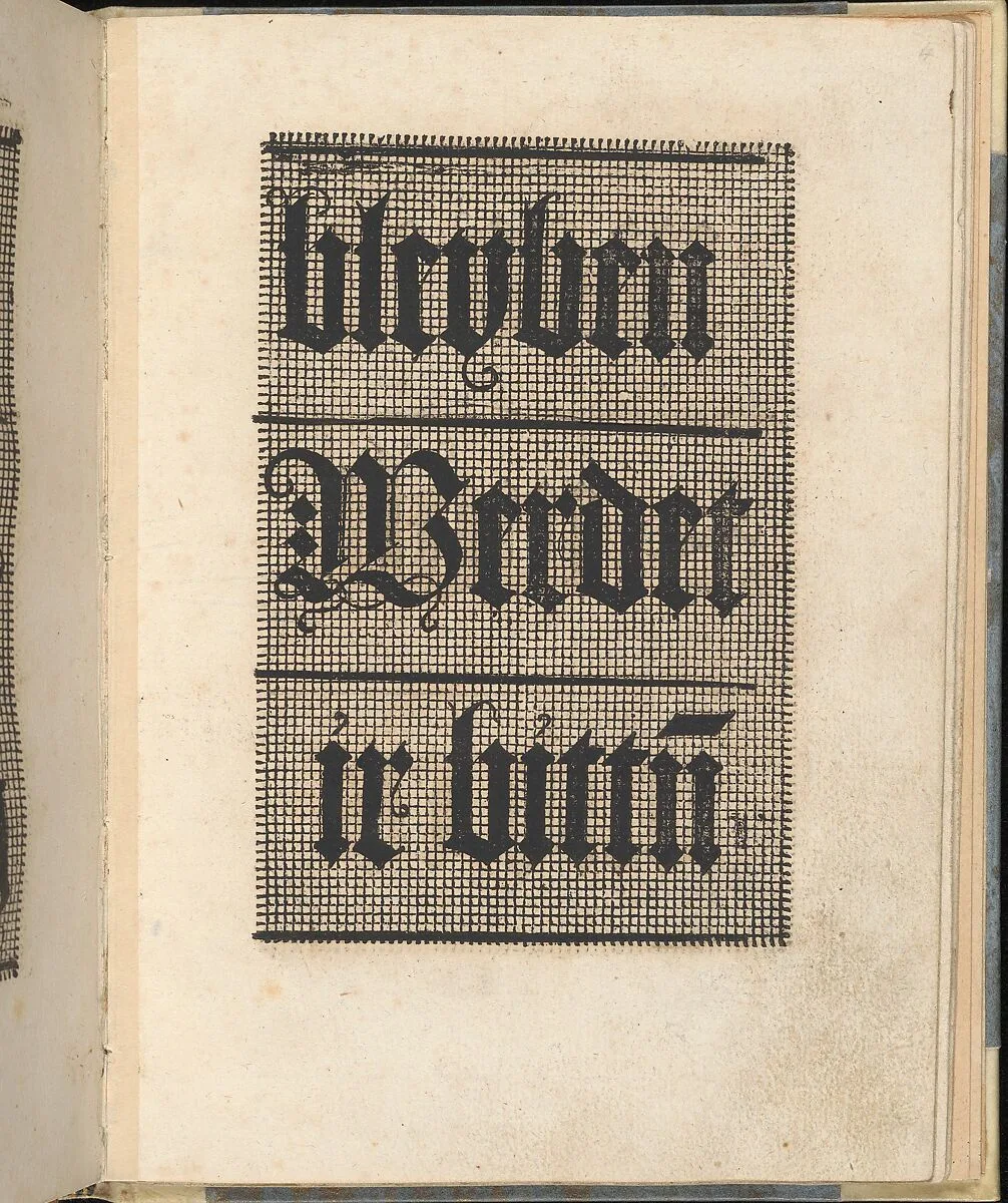 Ein ney Furmbüchlein, Page 4, recto — Johann Schönsperger the Younger