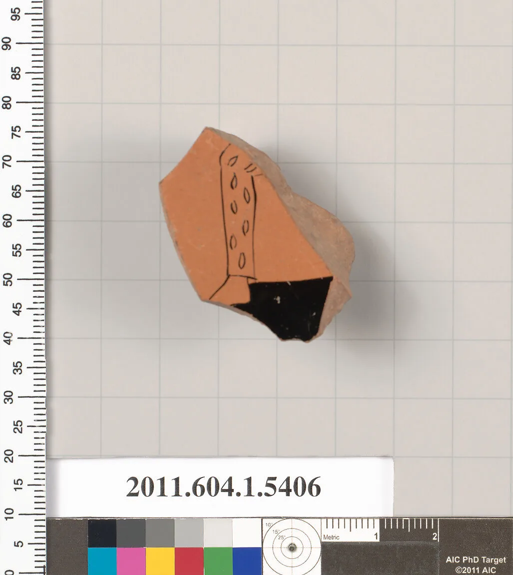 Terracotta fragment of a kylix (drinking cup) — Unknown