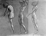 Study: Three Female Figures — Joseph Lichtenauer