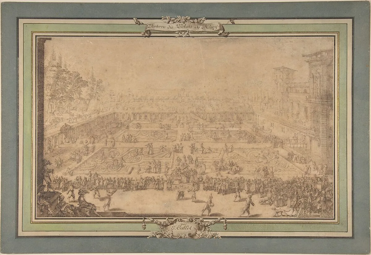 Parterre du Palais de Nancy / The Garden Palace of Nancy — Jacques Callot