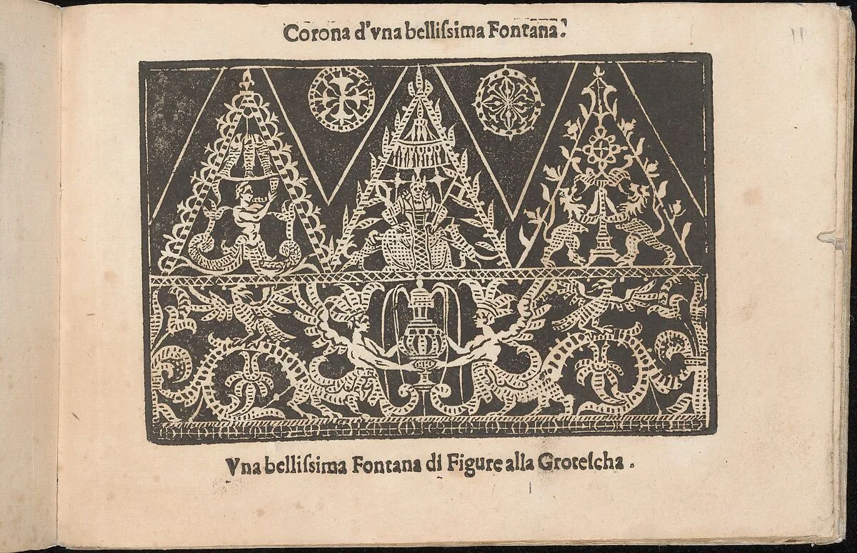 Corona delle Nobile et Virtuose Donne, Libro Terzo, page 11 (recto) — Alessandro de' Vecchi|Cesare Vecellio