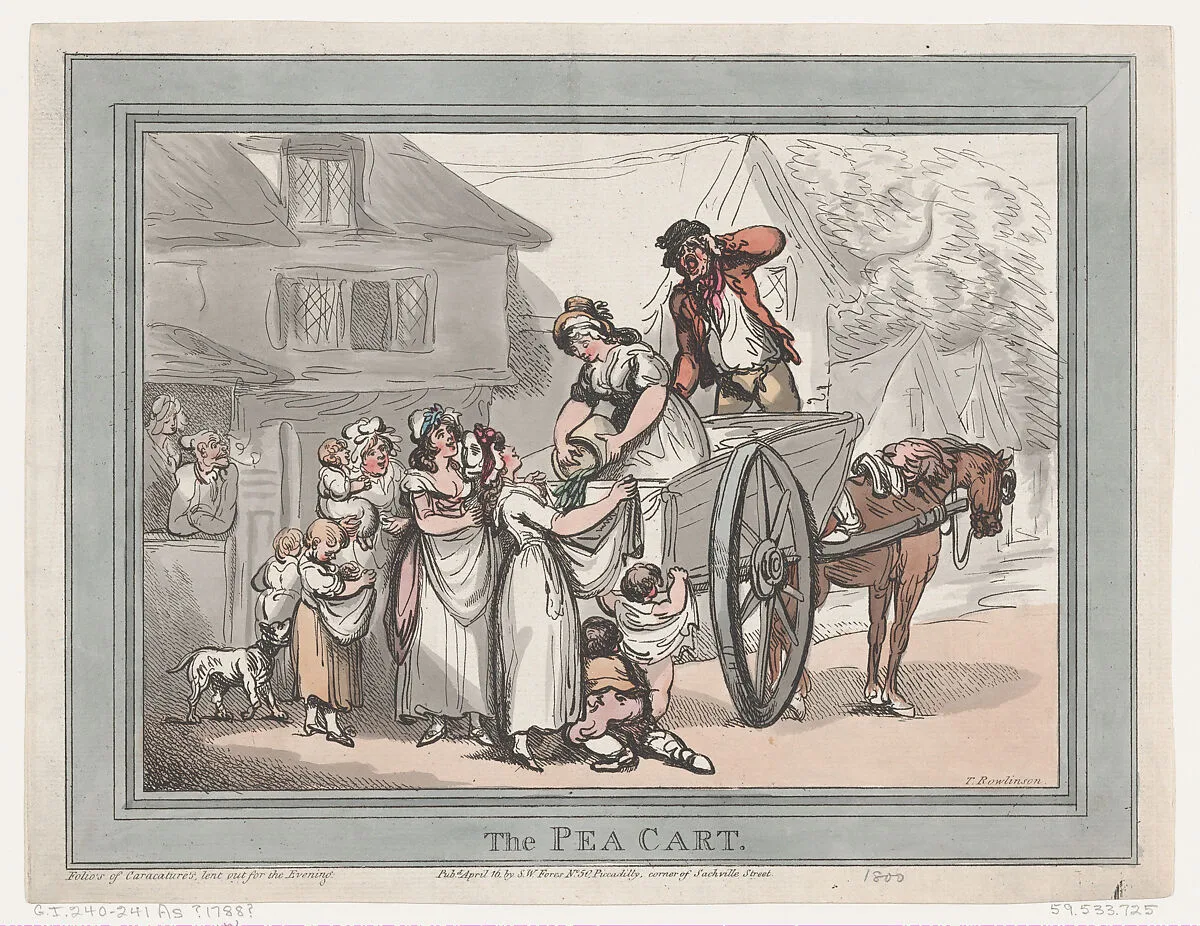 The Pea Cart — Thomas Rowlandson|S. W. Fores