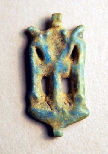 Amulet with an Ankh and Two Was Scepters