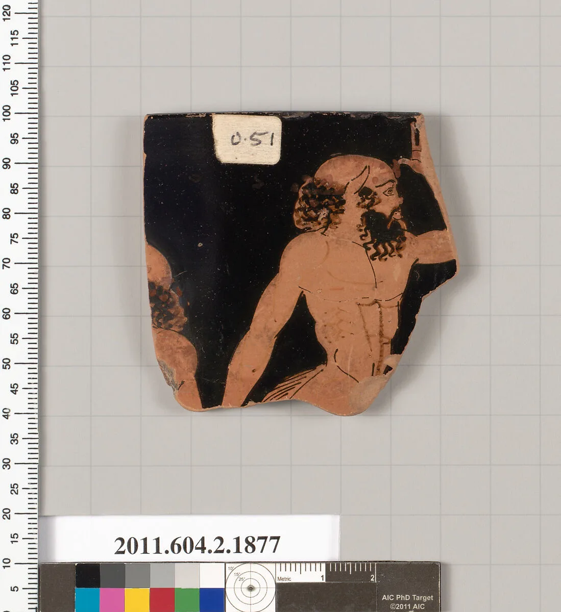 Terracotta rim fragment of a skyphos (deep drinking cup) — Unknown