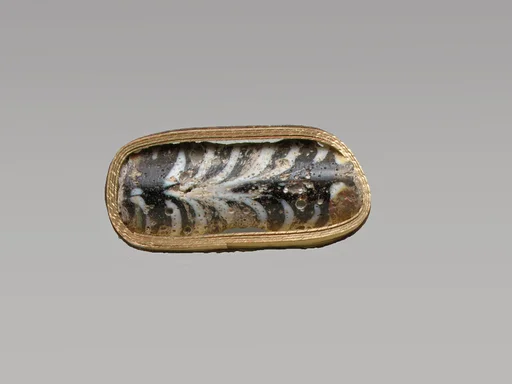 Glass mosaic fragment