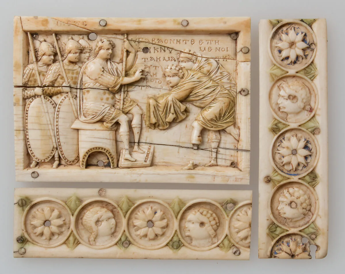Plaque with Scenes from the Story of Joshua — Unknown