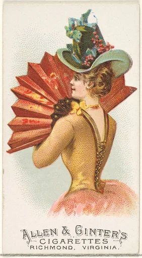Plate 20, from the Fans of the Period series (N7) for Allen & Ginter Cigarettes Brands