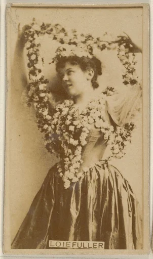 Loie Fuller, from the Actors and Actresses series (N45, Type 8) for Virginia Brights Cigarettes