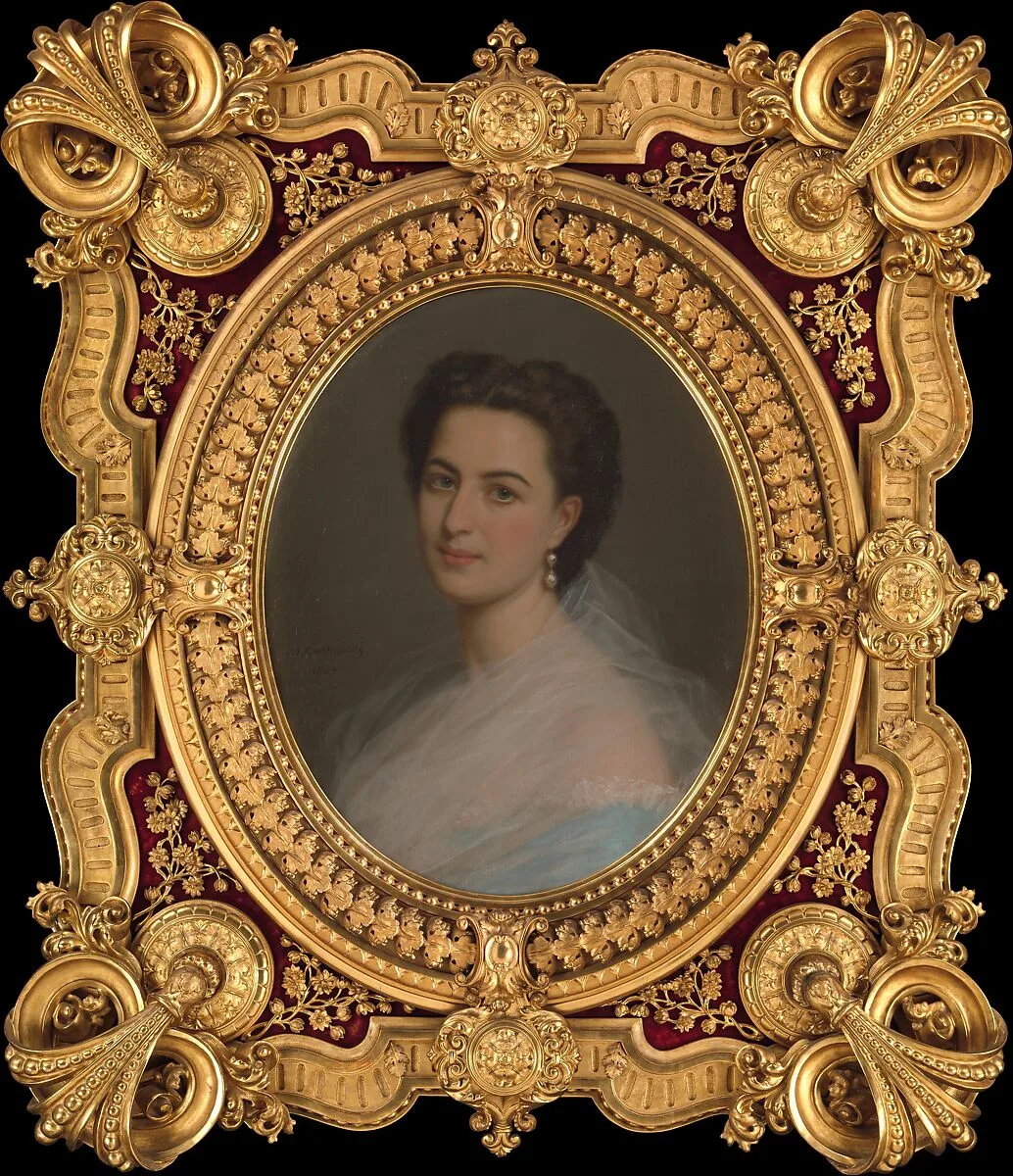 Portrait of a Woman (Marianna Panciatichi, marchesa Paolucci delle Roncole, 1835–1919, or her sister-in-law, Beatrice Ferrari-Corbelli di Reggio, contessa di Lucciano) — Michele Gordigiani