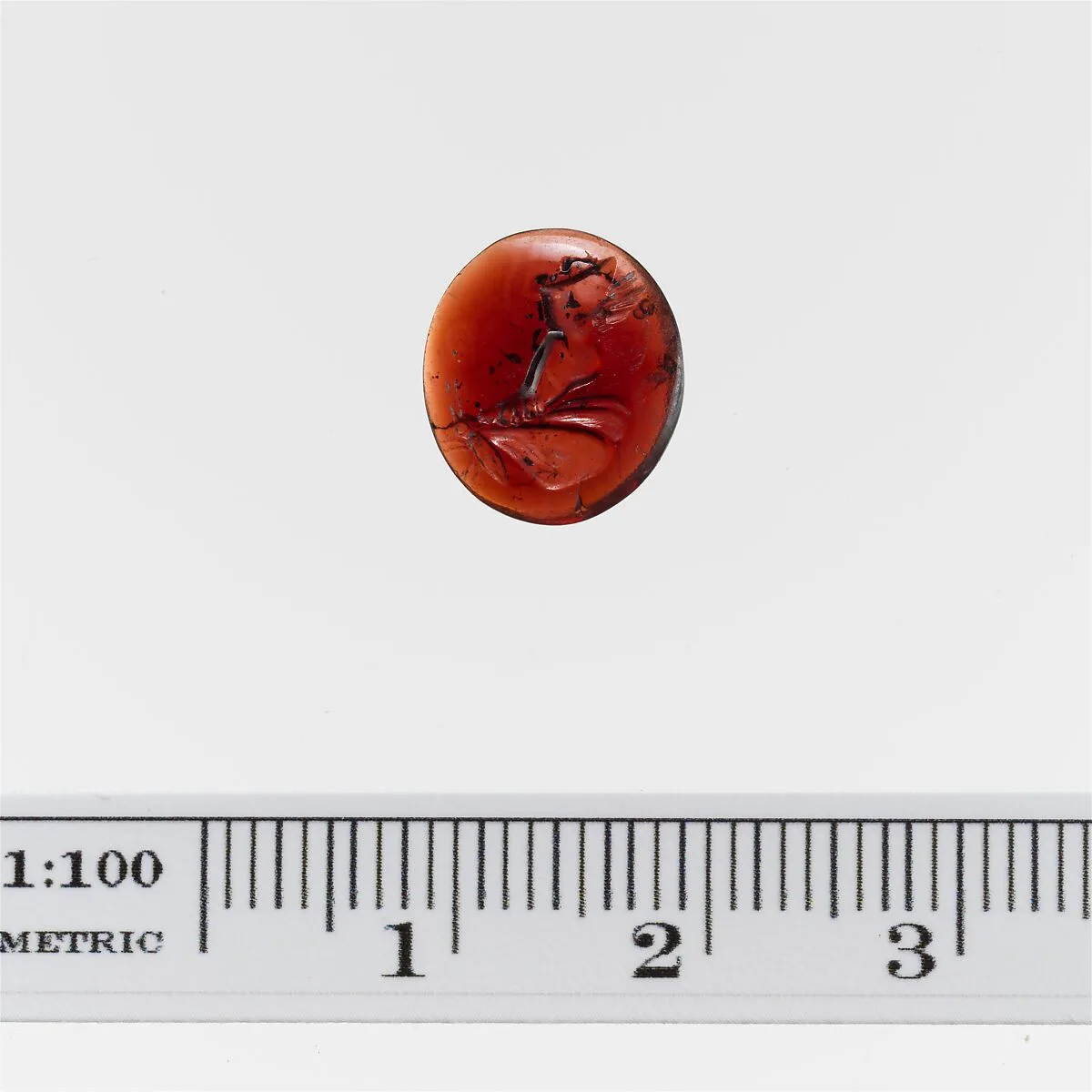 Garnet (pyrope) ring stone — Unknown