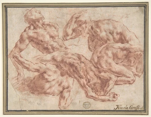 Studies of Nude Men