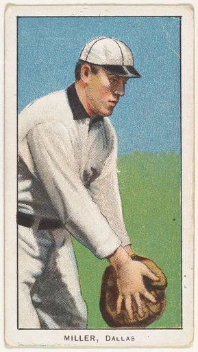 Miller, Dallas, Texas League, from the White Border series (T206) for the American Tobacco Company