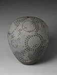 北村純子作 印花象嵌手器|Round Closed Vessel — Kitamura Junko