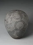 北村純子作 印花象嵌手器|Round Closed Vessel