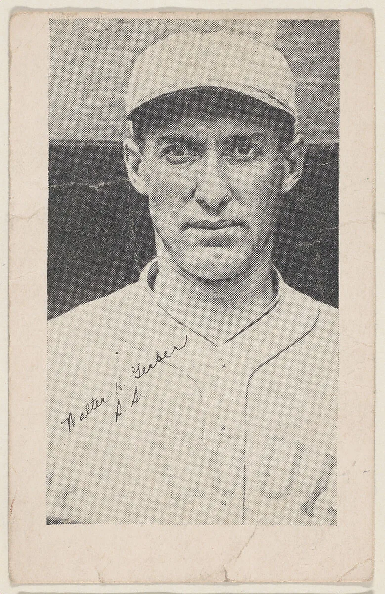 Walter H. Gerber, S.S., from Baseball strip cards (W575-2) — Unknown