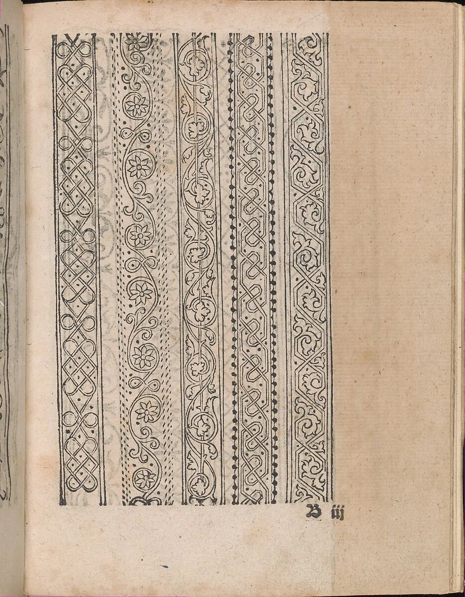 Modelbuch aller Art Nehens vn Stickens (Page 7r) — Christian Egenolff