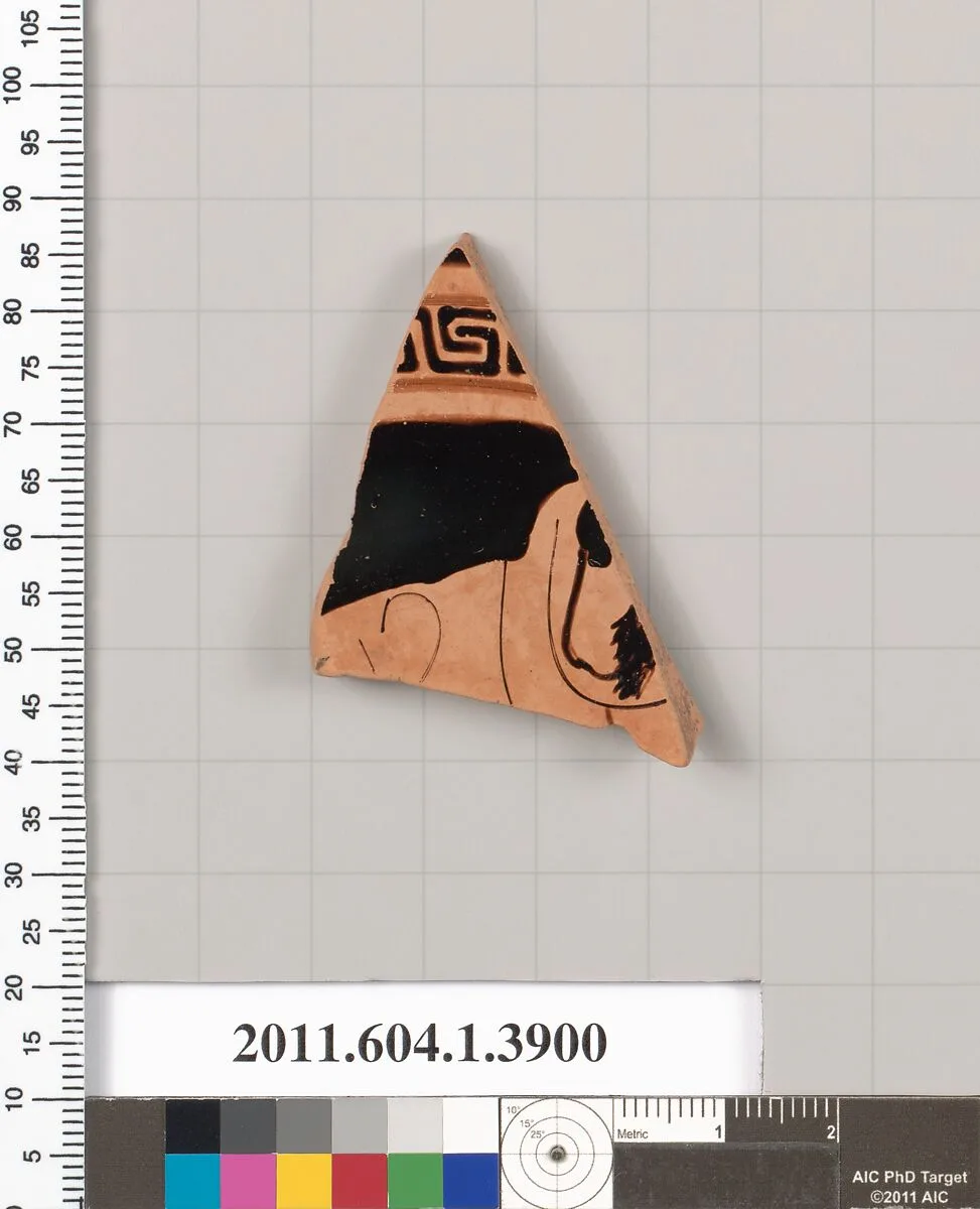Terracotta fragment of a kylix (drinking cup) — Unknown