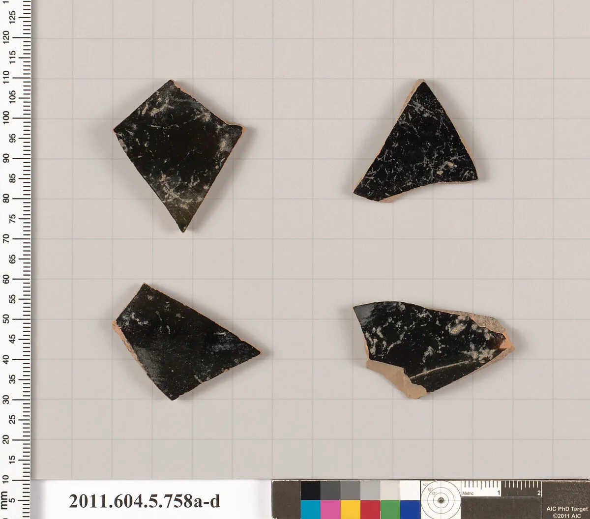 Terracotta fragments of kylikes (drinking cups) — Unknown