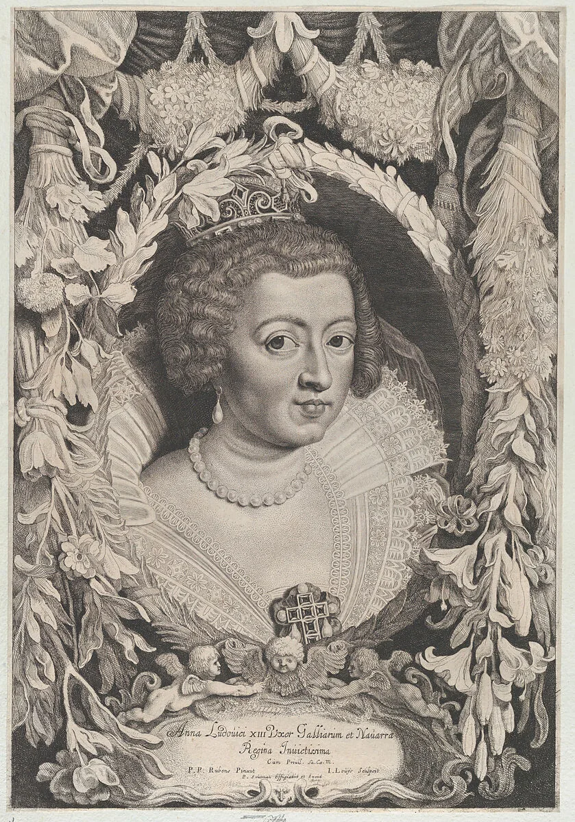 Portrait of Anne of Austria, Queen of France — Pieter Soutman|Pieter Soutman|Jacob Louys|Peter Paul Rubens|Pieter Soutman|Anne of Austria, Queen of France