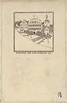 Karlsbad: Castle Spring (Karlsbad: Der Schlossbrunn 1825) — Alois Leupold-Löwenthal|Wiener Werkstätte