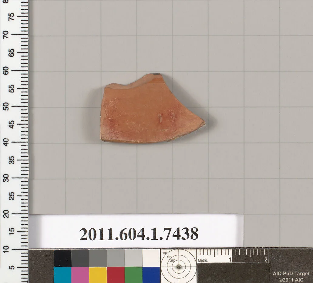 Terracotta fragment of a kylix (drinking cup) — Unknown