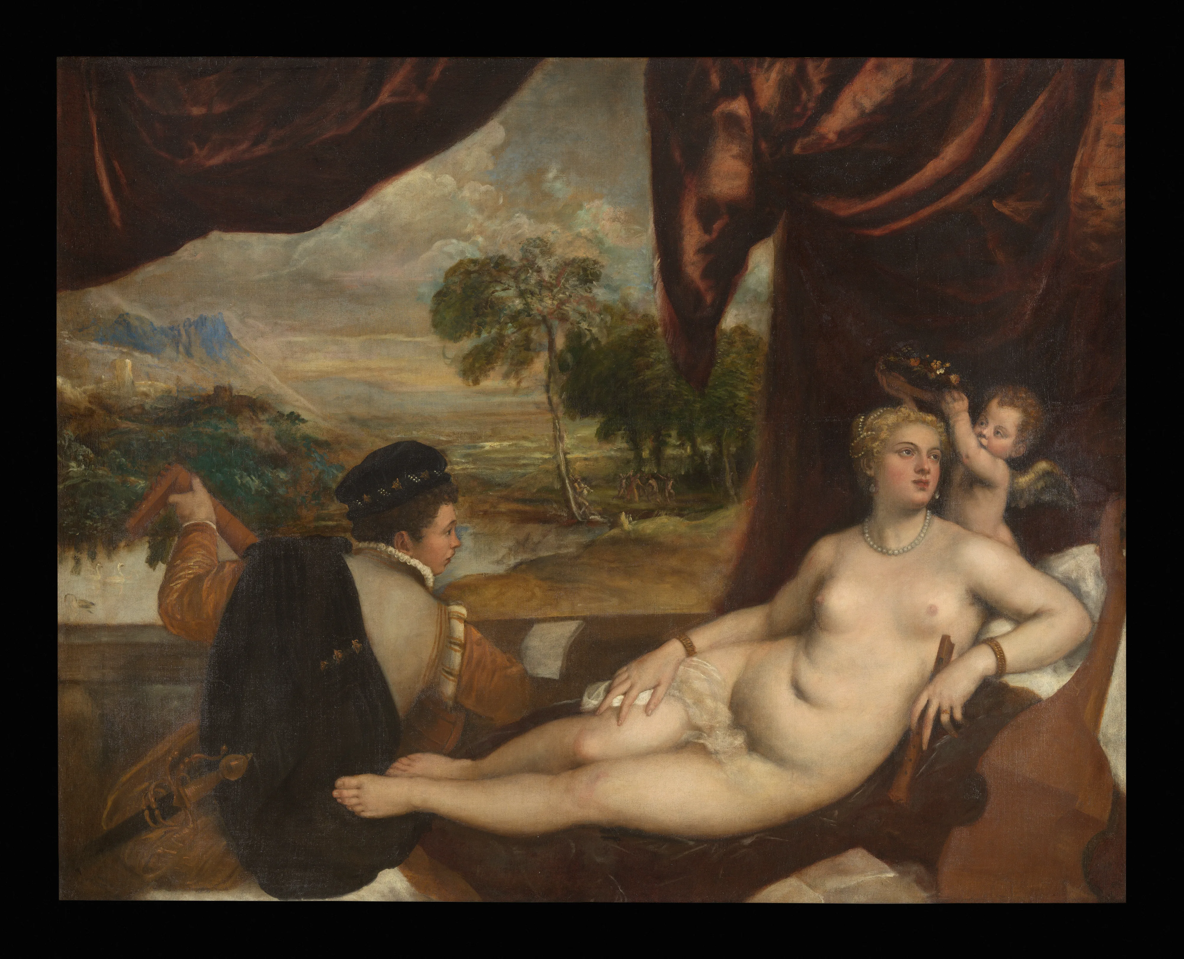 Venus and the Lute Player — Titian
