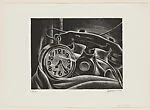 Study of a telephone and clock — Emilio Amero