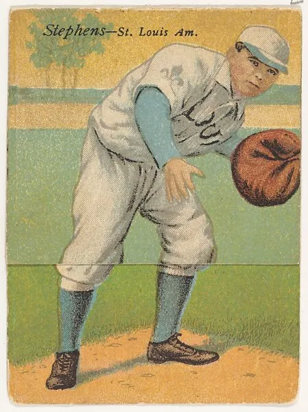 Stephens, St. Louis, American League, from the Mecca Double Folder series (T201) — Mecca Cigarettes