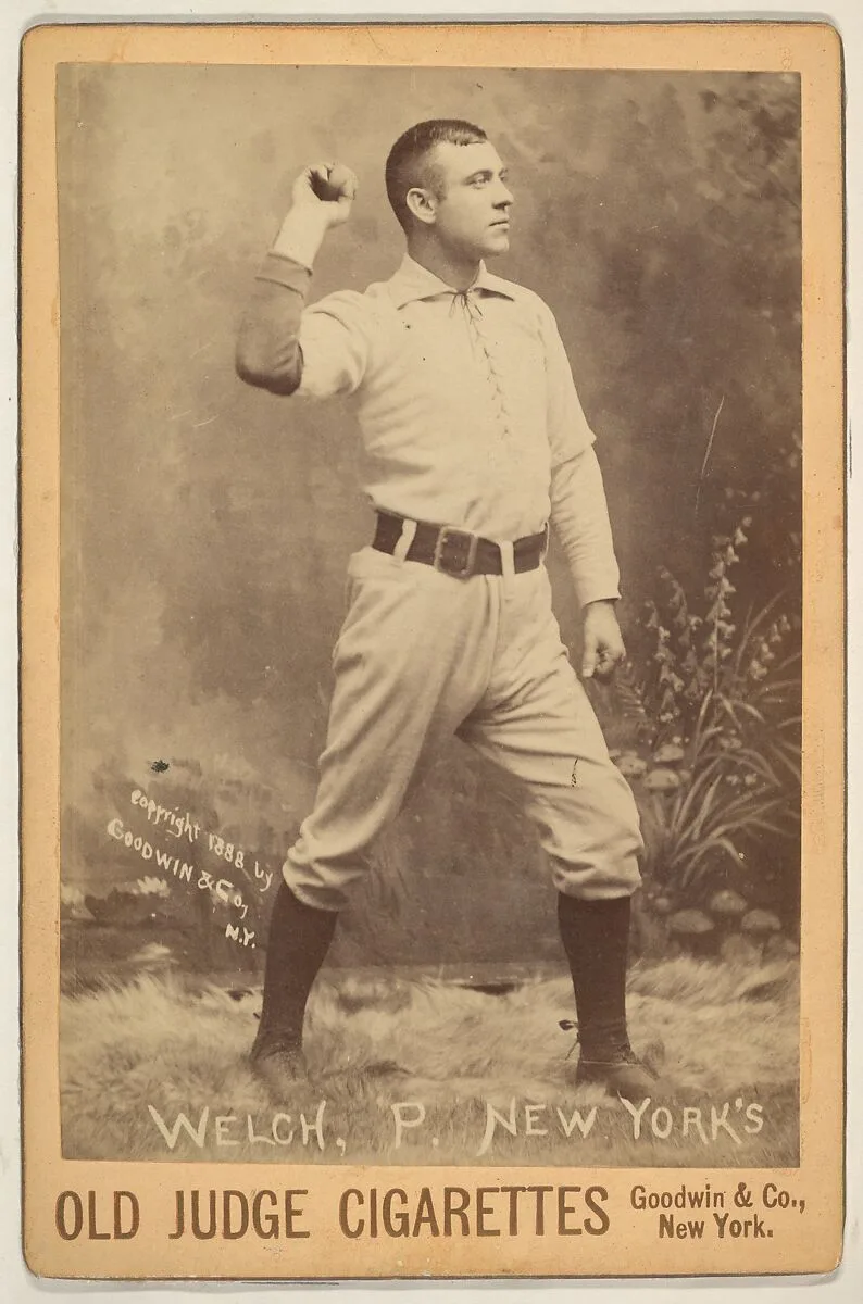 Welch, Pitcher, New York, from the series Old Judge Cigarettes — Goodwin & Company