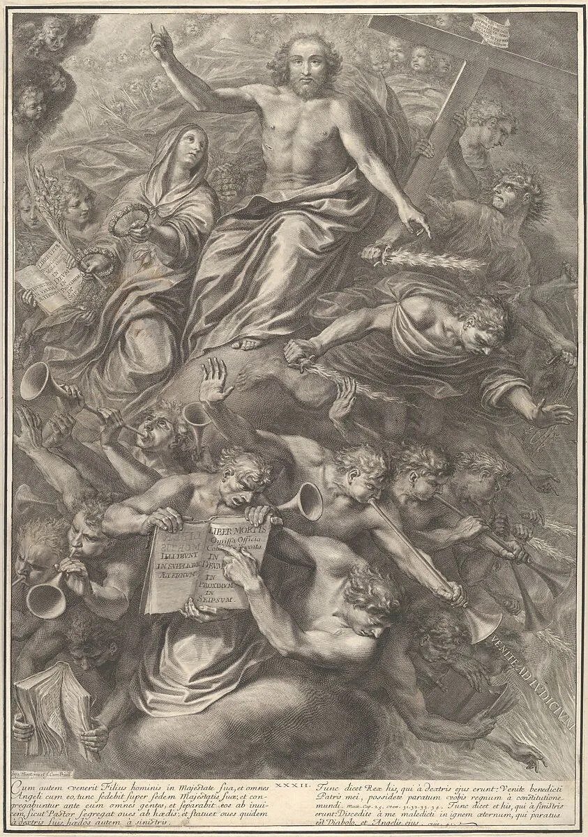 The Last Judgment, from The Passion of Christ, plate 32 — Grégoire Huret