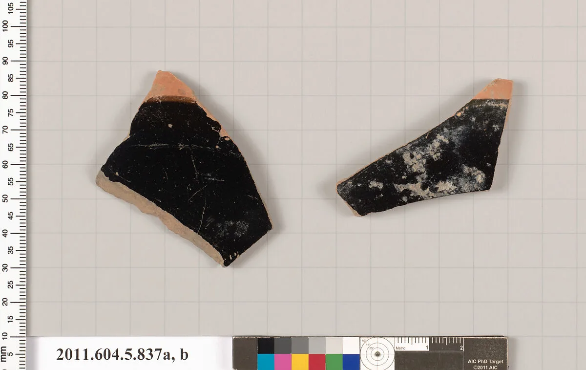 Terracotta fragments of kylikes (drinking cups) — Unknown