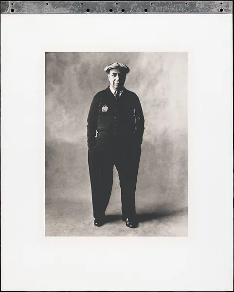 Taxi driver, New York — Irving Penn