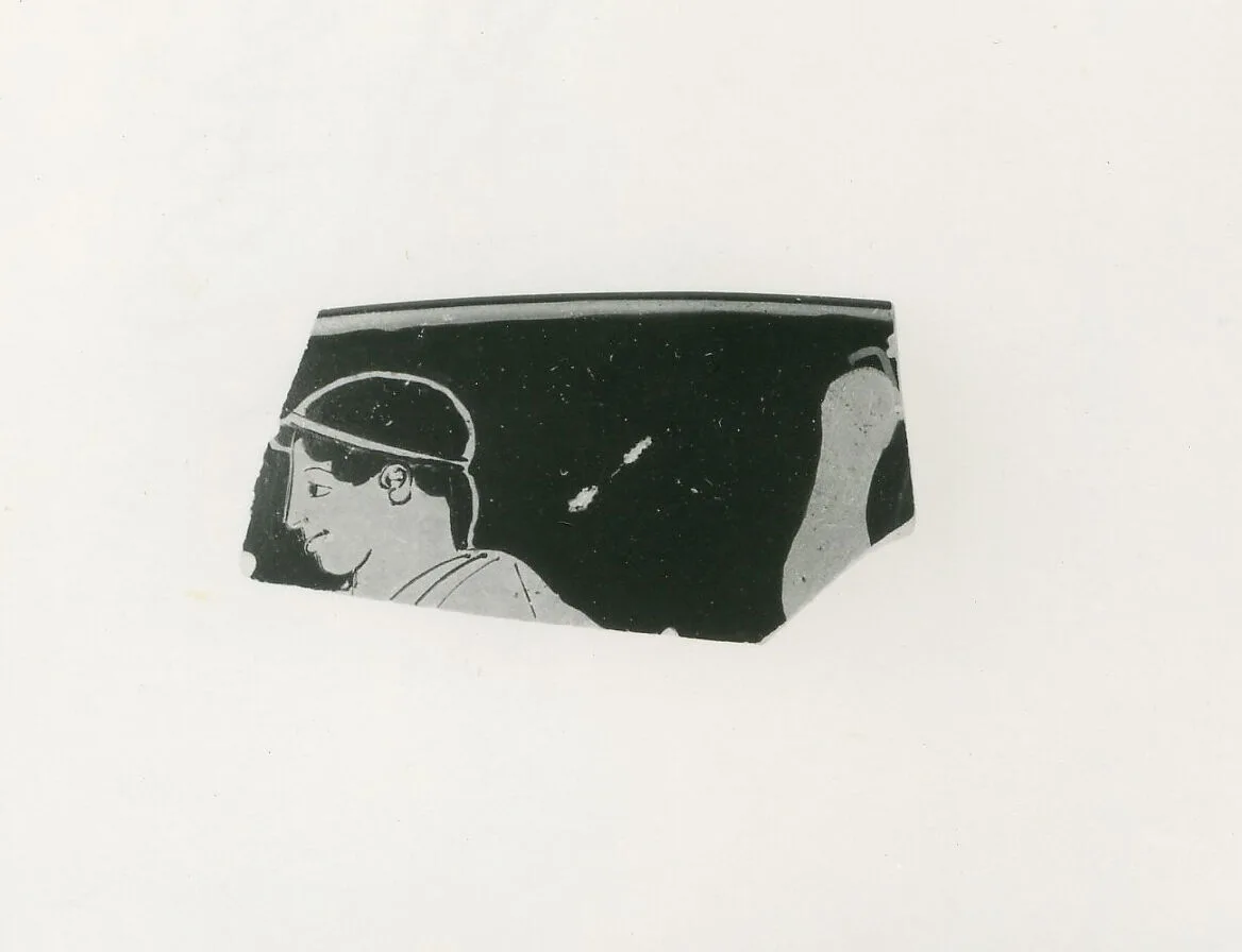 Kylix Fragment — Hermonax