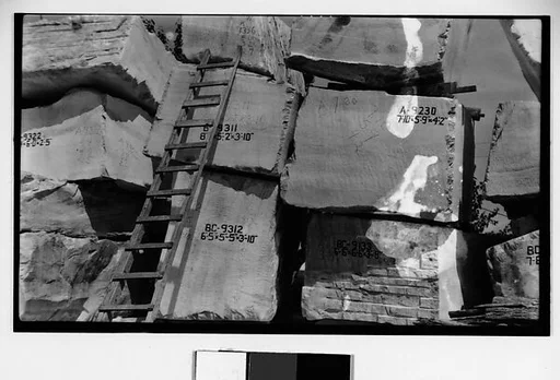 [Rocks and Ladder in Quarry]