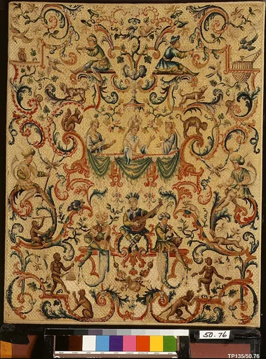Panel for a fire screen