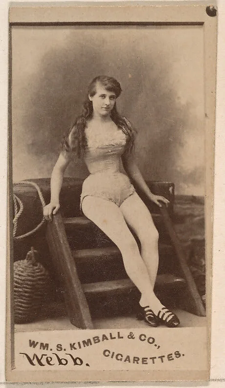 Miss Webb, from the Actresses series (N203) issued by Wm. S. Kimball & Co. — William S. Kimball & Company