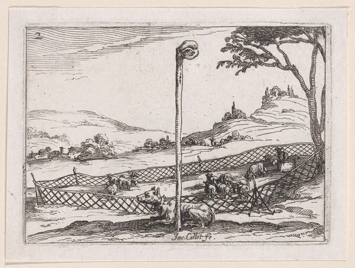 L'Oeil Vigilant (The Watchful Eye), from Lux Claustri ou La Lumière du Cloitre (The Light of the Cloisters), plate 2