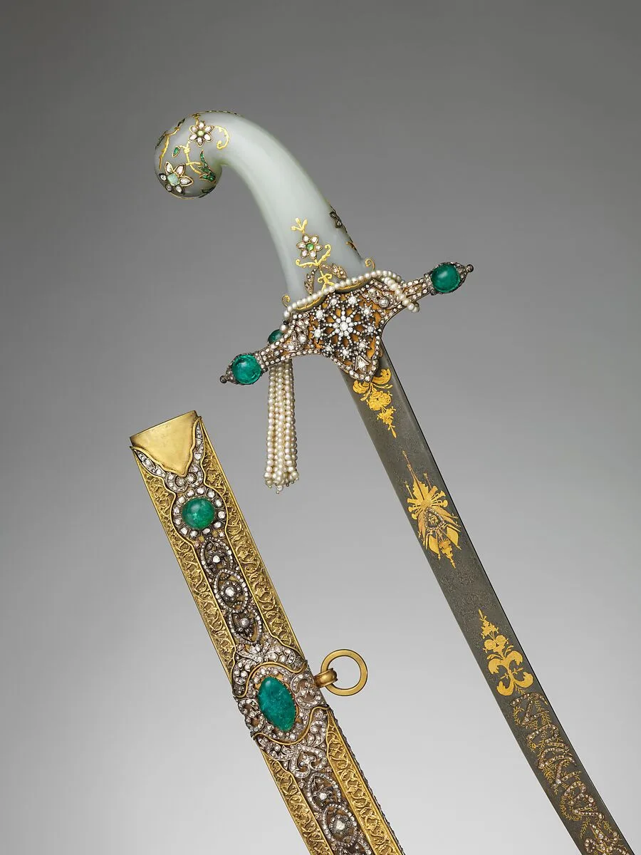 Saber with Scabbard — Unknown