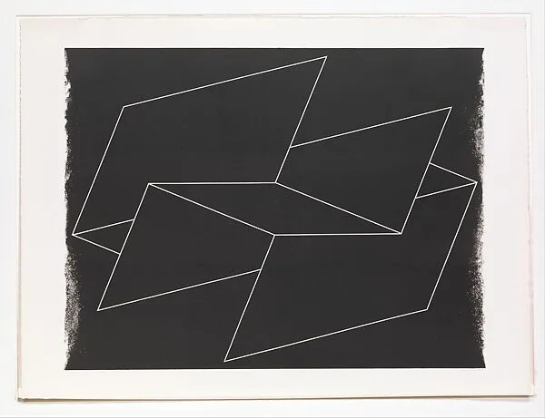 Interlinear N32, black — Josef Albers|Tamarind Lithography Workshop