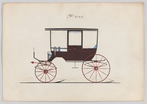 Design for 6 seat Rockaway, no. 3143