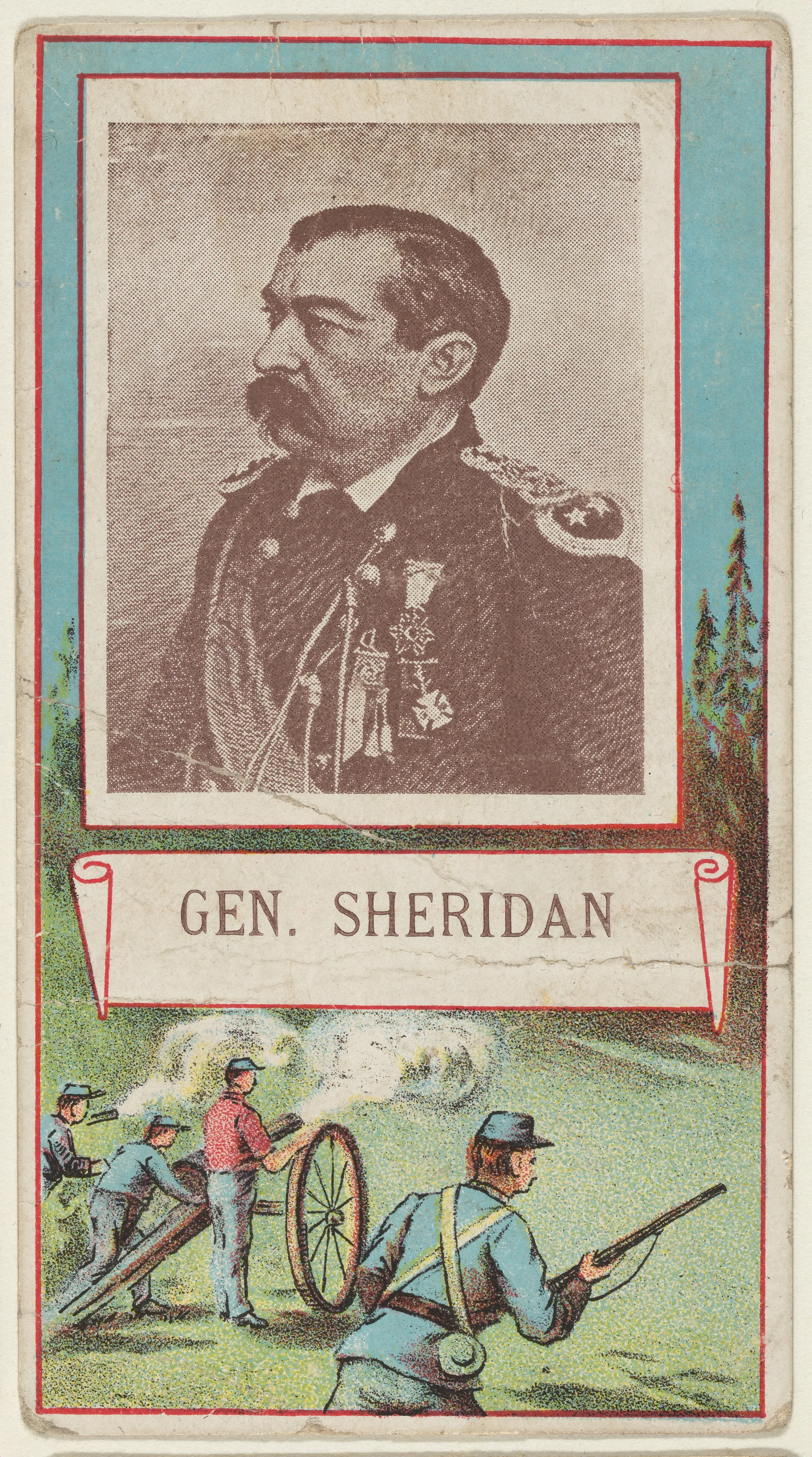 General Sheridan, from the "Generals" series (T64), issued by D.H. McAlpin & Co. Tobacco Company — D.H. McAlpin & Co. Tobacco Company