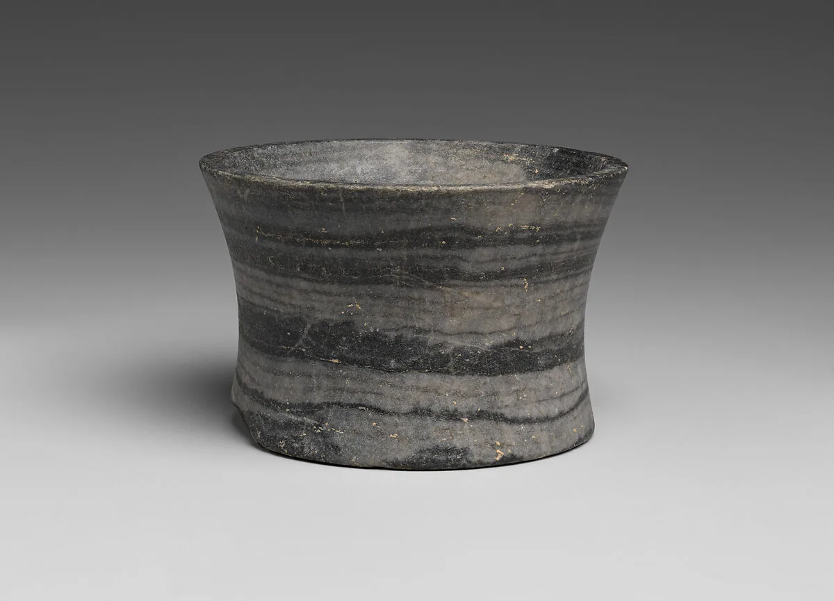 Marble handleless cup — Unknown