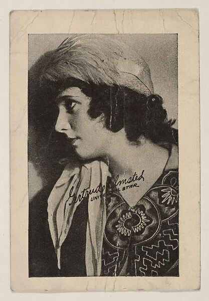Gertrude Olmstead, Universal Star, Movie Star trading card (W500) — Unknown